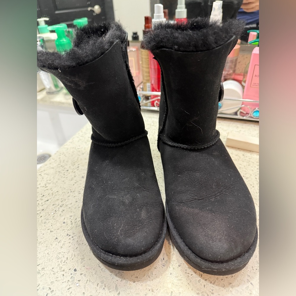 Black UGG boots